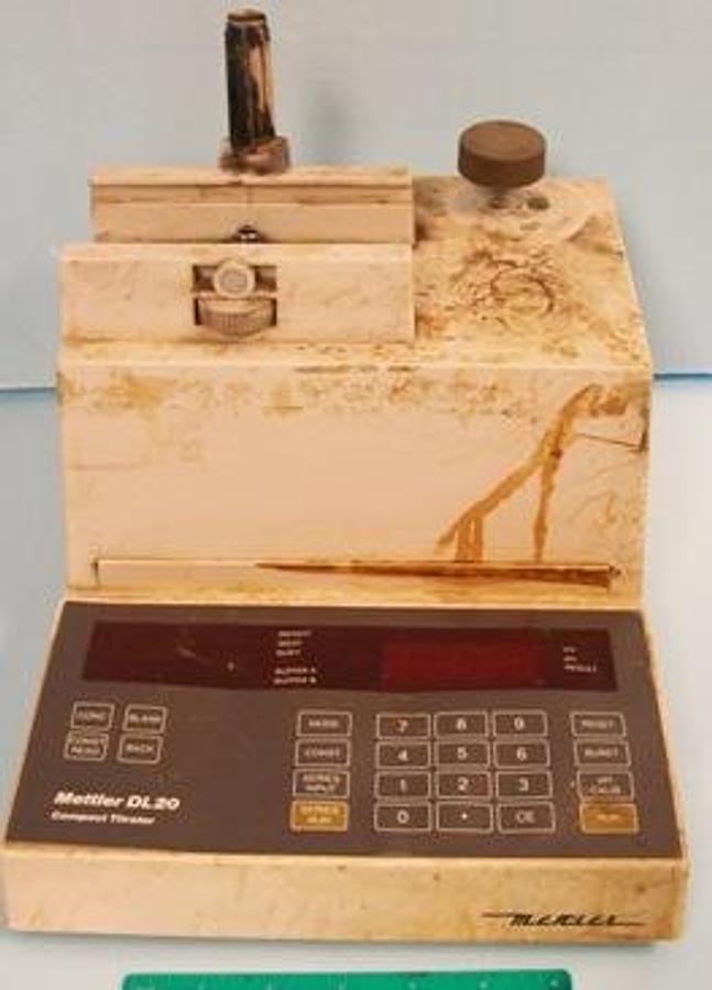 Used QTY. 1. METTLER DL 20 COMPACT TITRATOR