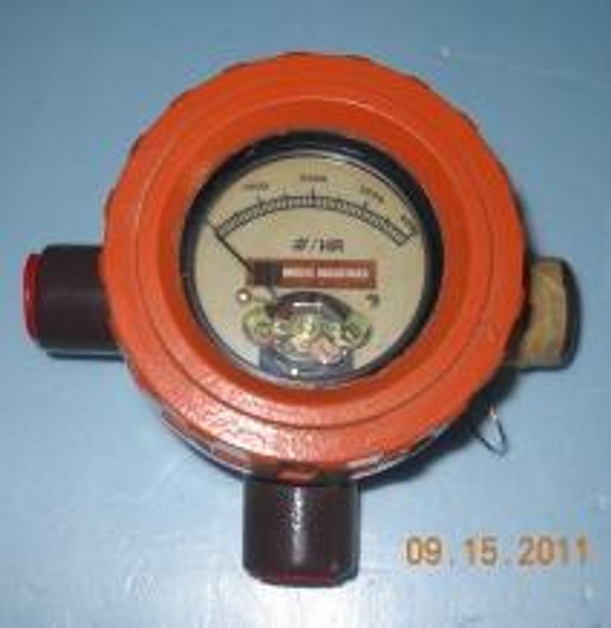 Used PRESSURE GAUGE POUNDS PER HR. MOORE INDUSTRIES 0-4000 F1-1454A