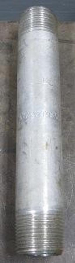 Used QTY. 1. WM ¾" X 6" S/80 THREADED STAINLESS PIPE STUB (NIPPLE)
