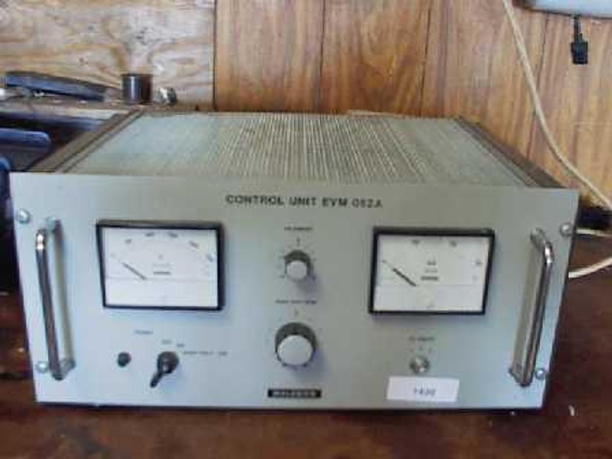 Used BALZERS CONTROL UNIT EVM 052A