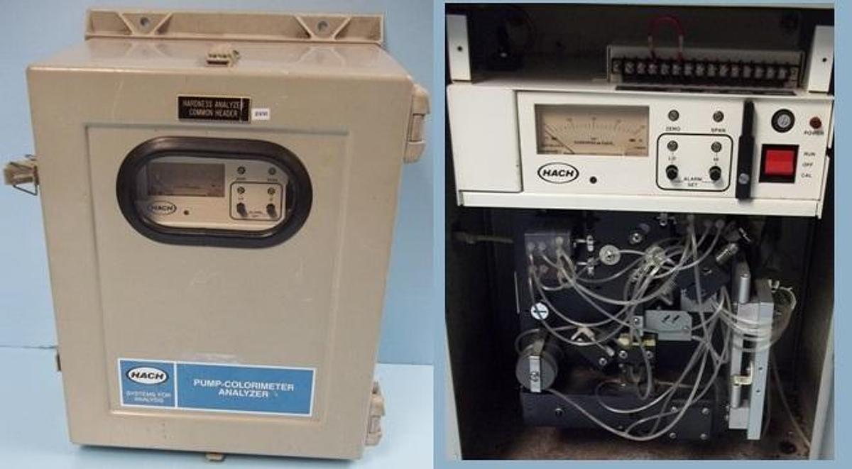Used QTY. 1. HACH PUMP COLORIMETER ANALSZER