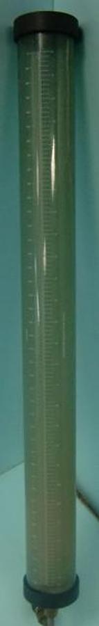 Used EXCELON-R-4000 SCHEDULE 40 3" PLASTIC CC4000 USGPH GRADUATED CYLINDER (TUBE)