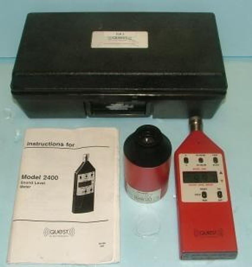 Used QUEST ELECTRONICS SOUND LEVEL METER MODEL 2400