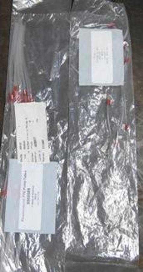 Used QTY. 1. PERKIN ELMER 2 PACKS. 10 IN A PACK 13 TOTAL RED/RED 1.14 MM ID PVC PKG 12