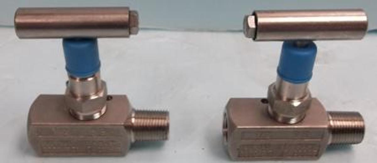Used QTY. 2. KF INDUSTRIES ½ IN. NEEDLE VALVE SS