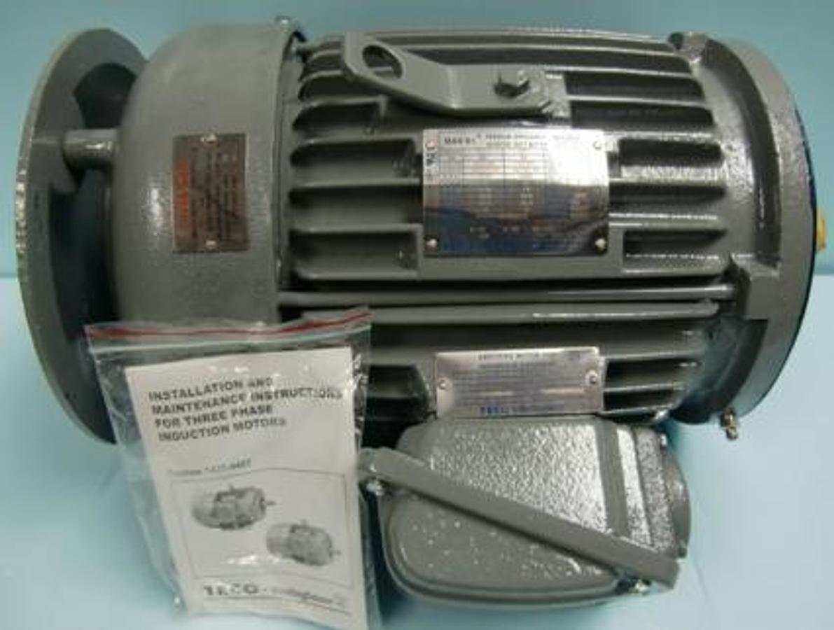Used TECO WESTINGHOUSE AC MOTOR MAX-E1 NEMA PREMIUM EFFICIENCY INVERTER DUTY MOTOR