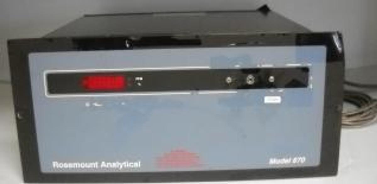 Used ROSEMOUNT ANALYTICAL MODEL 870