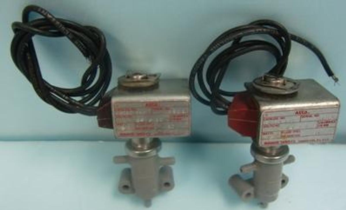 Used ASCO AUTOMATIC SWITCH CO. Q CATALOG NO. 16080 550 ELECTRIC-PNEUMATIC RELAYS