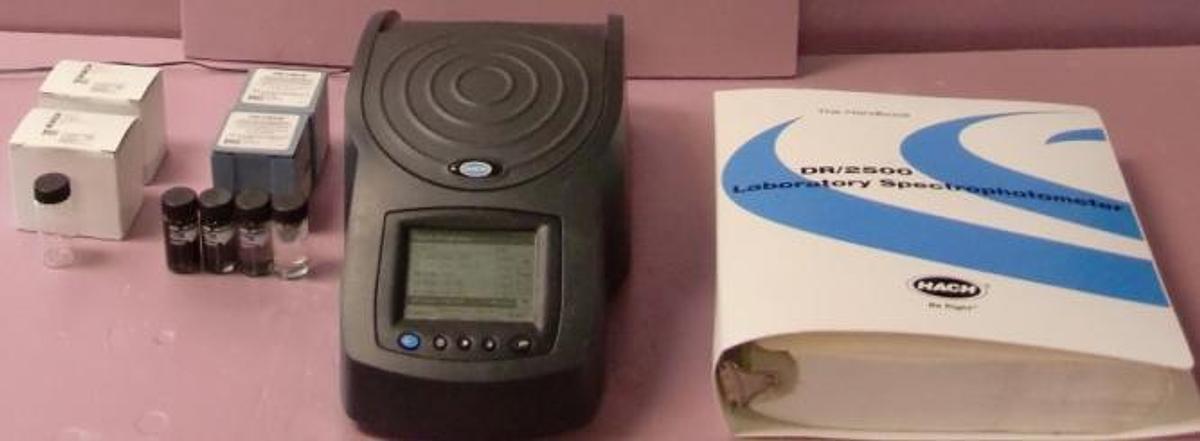 Used HACH DR 2500 SPECTROPHOTOMETER PART NO. 59000-60
