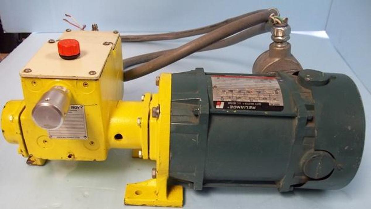 Used QTY. 1. MILTON ROY FLOW CONTROL DIV CHEMICAL PUMP
