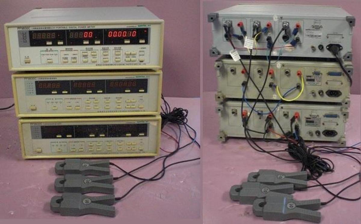 Used EVERFINE PHOTO-E-INFO CO. PF9830C 3-PHASE PORTABLE DIGITAL POWER METER (FULL FUNCTION MODEL)