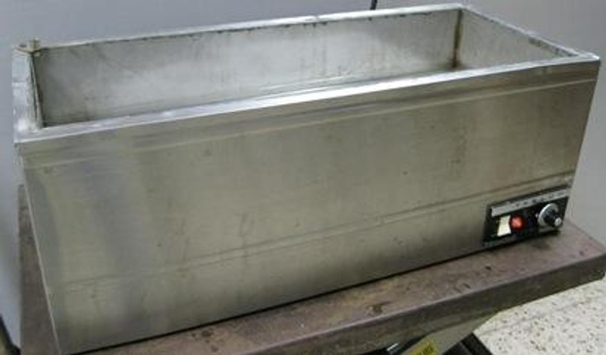 Used QTY. 1. GCA / PRECISION SCIENTIFIC HEATED WATER BATH STAINLESS STEEL CONSTRUCTION INSIDE DIM. 10-1/2" X 27" X 5" DEEP. CAT. NO. 66634