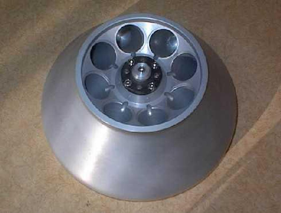 Used QTY. 1. SORVALL TYPE SS-34 CENTRIFUGE ROTOR. IT IS AN 8 PLACE ROTOR