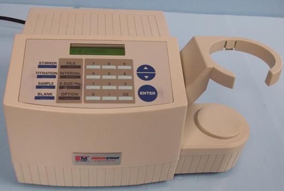 Used QTY. 1. EM SCIENCE AQUASTAR TITRATOR MODEL: C-400