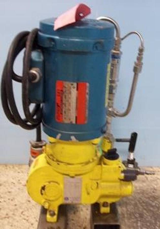 Used QTY. 1. MILTON ROY CHEMICAL METERING PUMPS