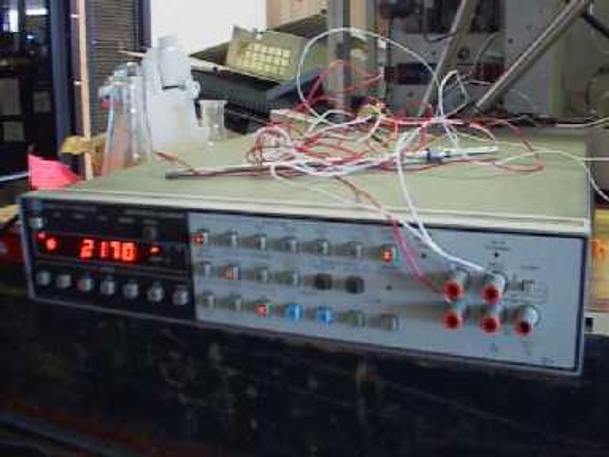 Used HEWLETT PACKARD 3455A DIGITAL VOLT METER.(dfp061902d)