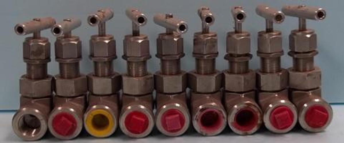 Used QTY. 9. PARKER UNION BONNET VALVE NO. 12F-U16LR-T-SS