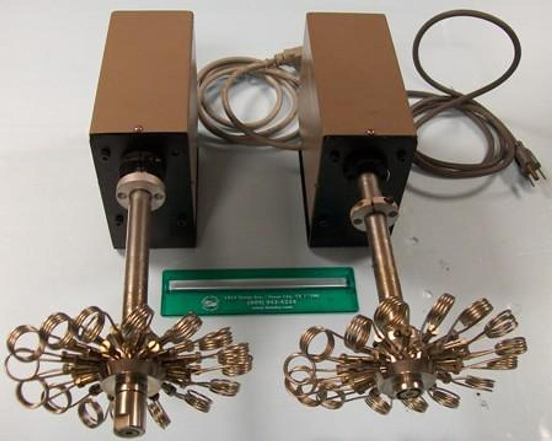 Used QTY. 2. VICI VALCO INSTRUMENTS ELECTRIC INTERFACE CABLE MANUAL CONTROLLER WITH 16 VALVE LOOP RETURNS. MODEL: E16