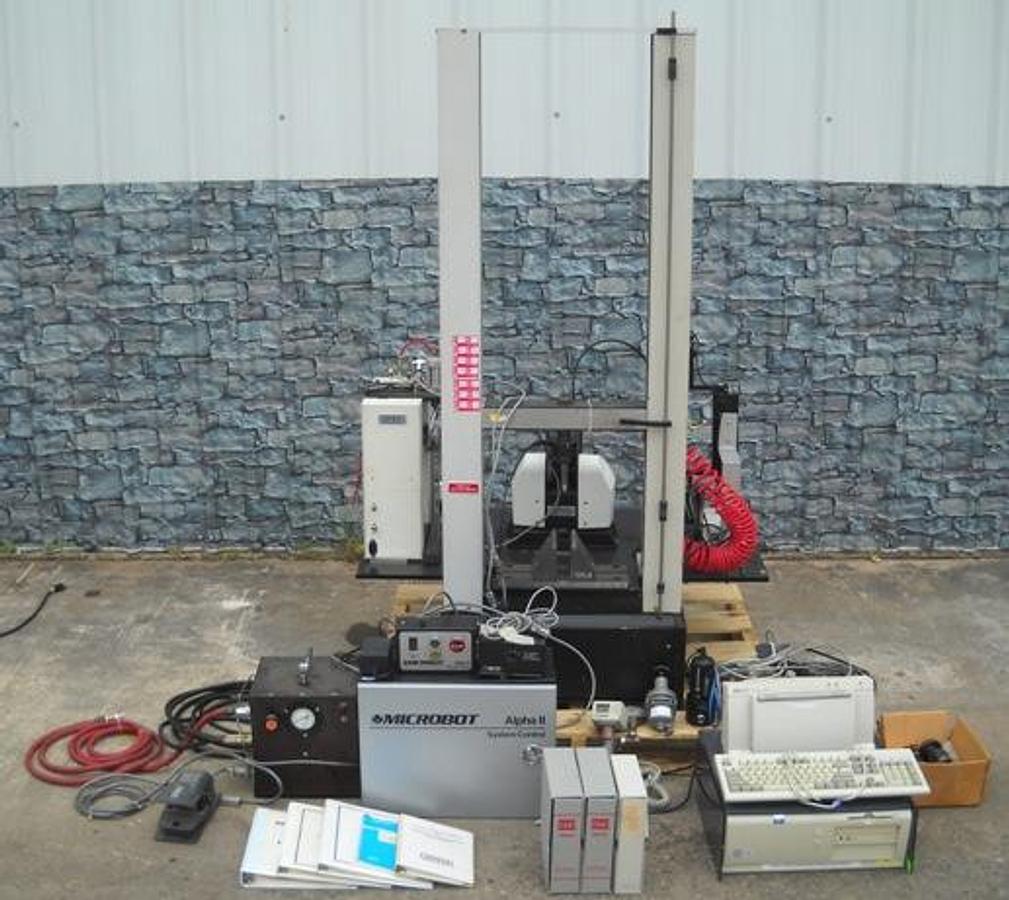 Used QTY. 1. MTS SYSTEMS CORP. SINTECH COMPUTERIZED ROBOTIC MATERIAL TESTING SYSTEM TENSILE TESTER