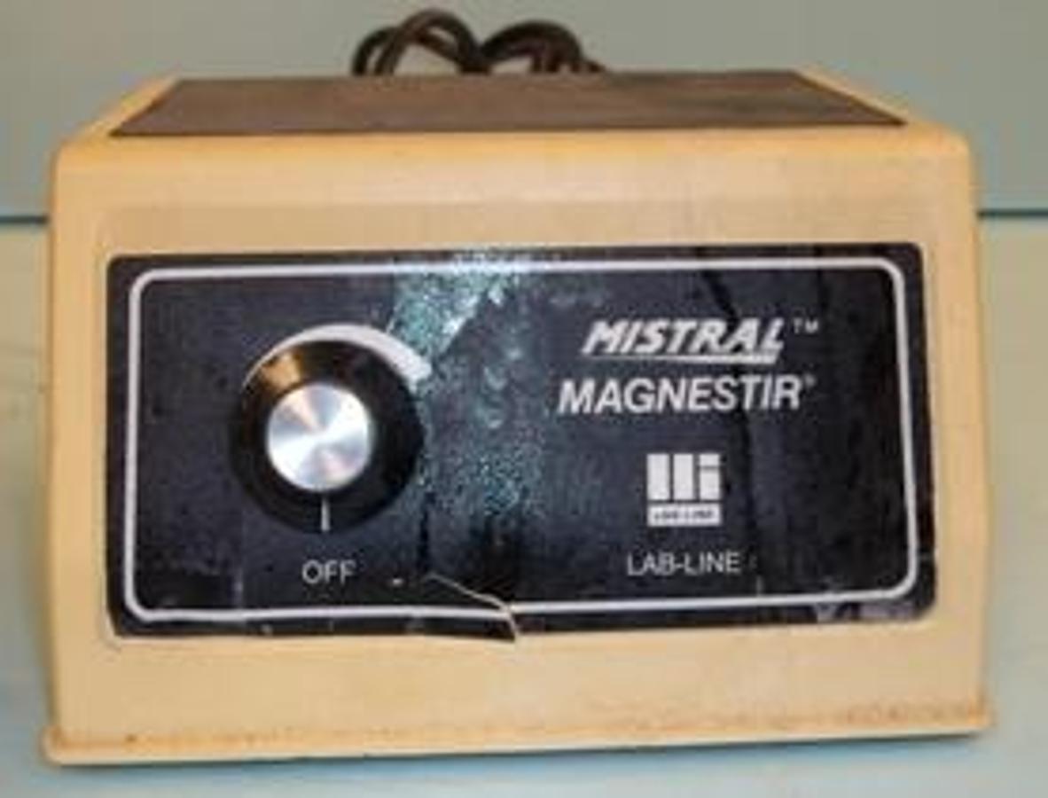 Used QTY. 1. LAB-LINE MISTRAL MAGNESTIR MAGNETIC STIRRER MODEL: 1150
