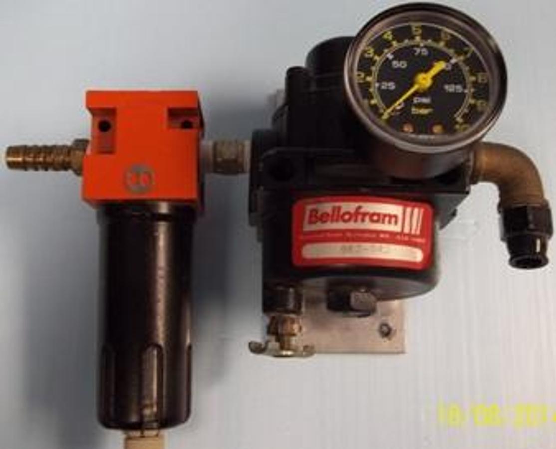 Used QTY. 1. BELLOFRAM REGULATOR/FILTER TYPE: 962-042 0-150 PSI.