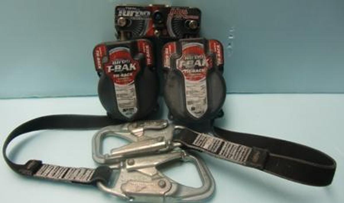 Used MILLER BY SPERIAN TURBO T-BAK TIE-BACK PERSONAL FALL LIMITER MAX.