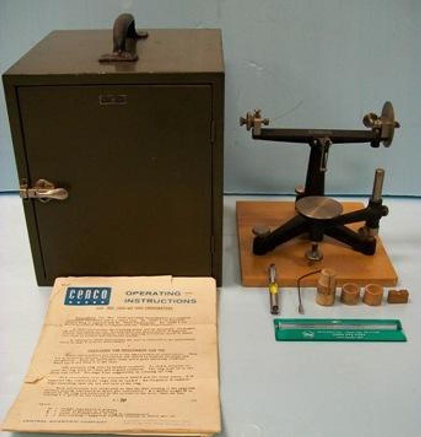Used QTY. 1. CENTRAL SCIENTIFIC CENCO-DUNOUY TENSIOMETER CAT NO: 70535 ASTM