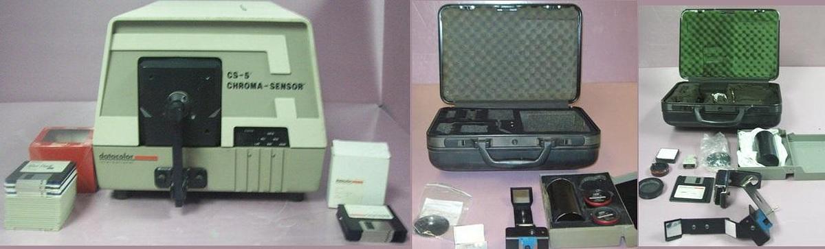 Used QTY. 1. ACS APPLIED COLOR SYSTEMS DATA COLOR INTERNATIONAL CS-5 CHROMA-SENSOR MODEL: CS-5
