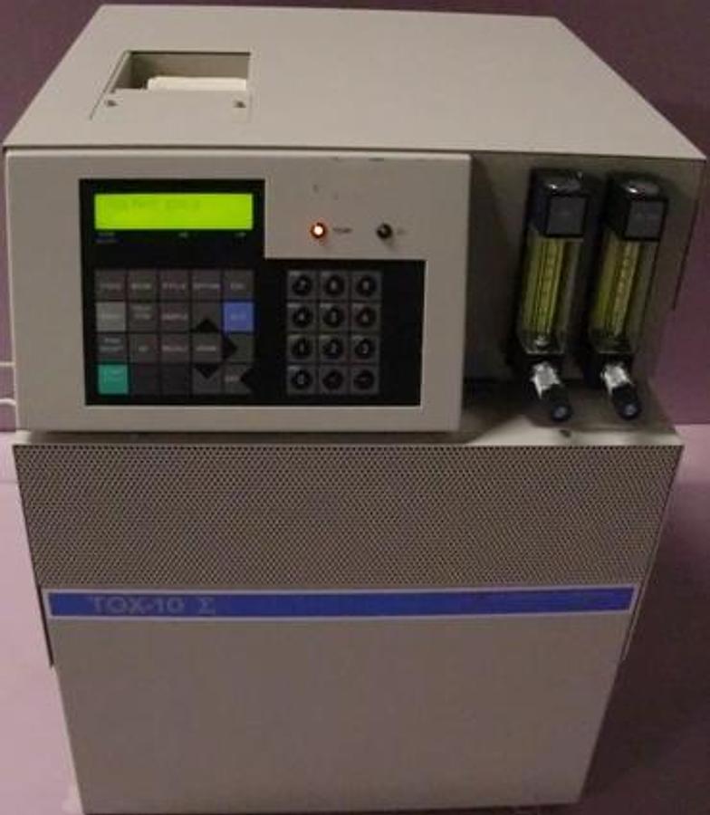 Used QTY. 1. MITSUBISHI CHEMICAL CORPORATION TOX-10E SULFUR CHLORINE ANALYZER