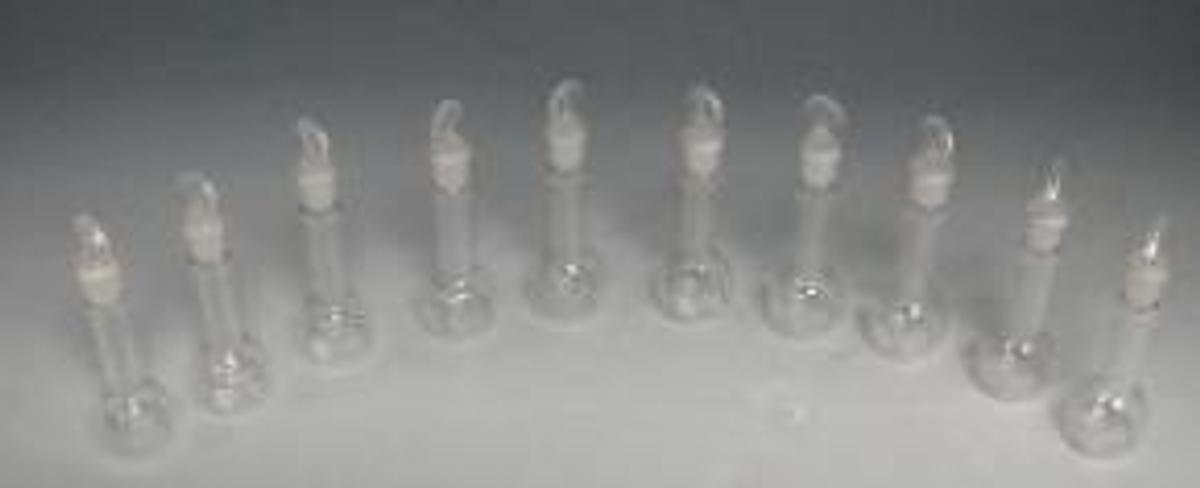 Used 10ML A KIMAX WITH TOPS VOLUMETRIC FLASK.
