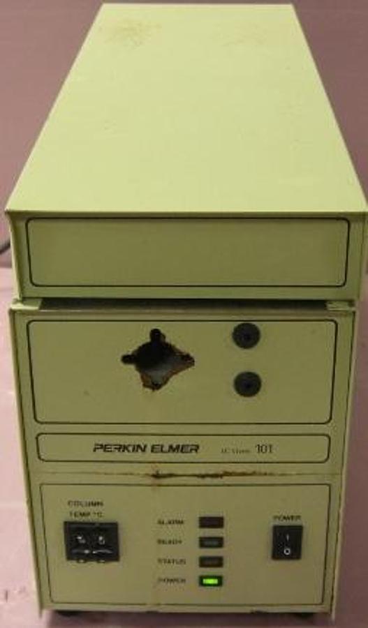 Used QTY. 1. PERKIN-ELMER LC101 COLUMN OVEN