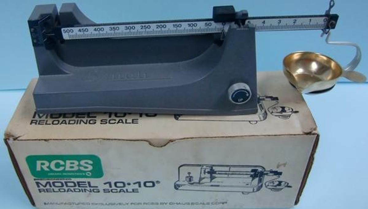 Used RCBS OMARK INDUSTRIES LYMAN PRECISION ENGINEERED MANUAL GRAIN SCALE / BALANCE