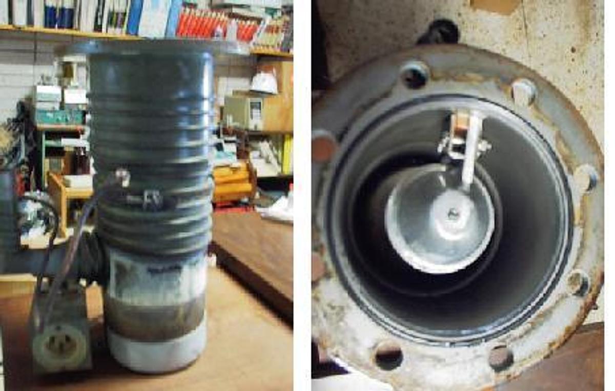 Used VARIAN DVARIAN DIFFUSION PUMP WITH 6" FLANGED INLET. WATTS: 1190