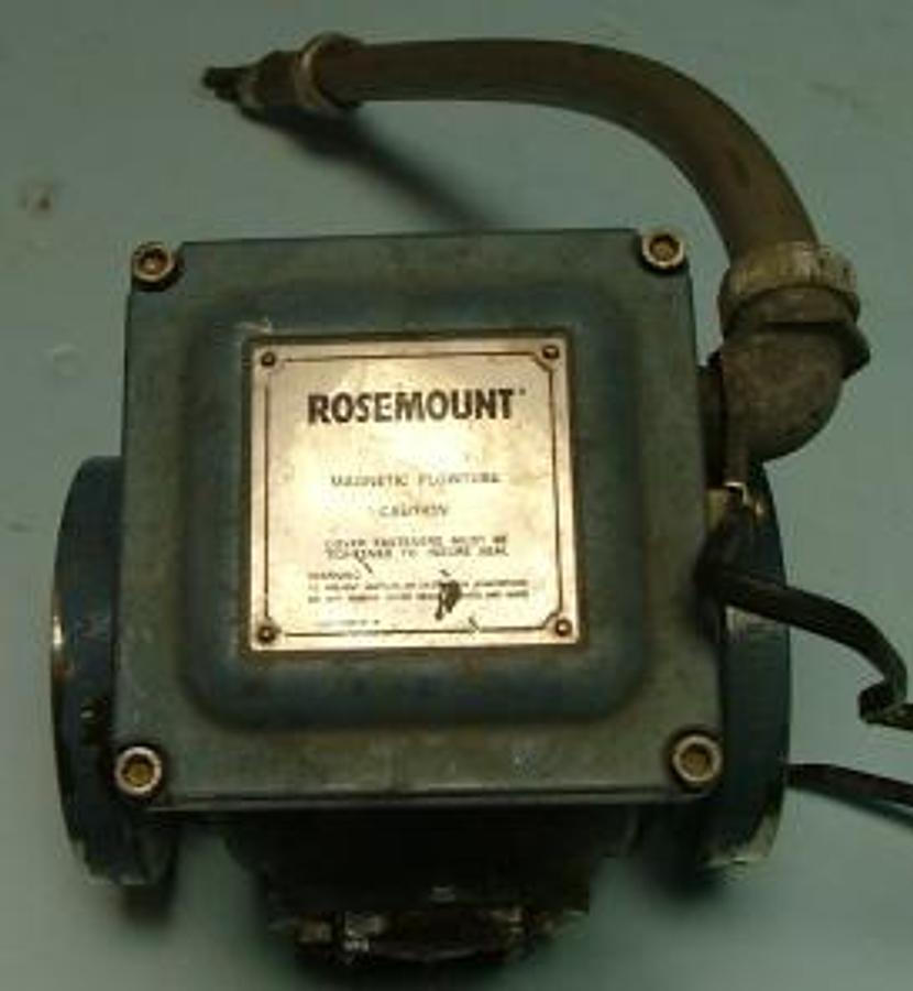 Used ROSEMOUNT MAGNETIC FLOW TUBE TAG# 52FT-0911 CAT# 0951105909511005 8705THE01053W3N0