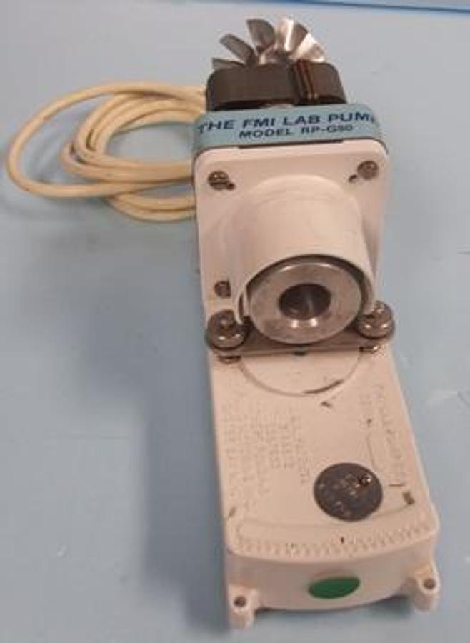 Used QTY. 1. FMI FLUID METERING INC. LAB PUMP MODEL: RP-G50