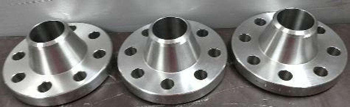 Used WESTERN FORGE AND FLANGE 2" 300 304 / 304L STAINLESS STEEL WELD NECK PIPE FLANGE SCHEDULE 80 B16.5 XH SA182 F304/304L #552433