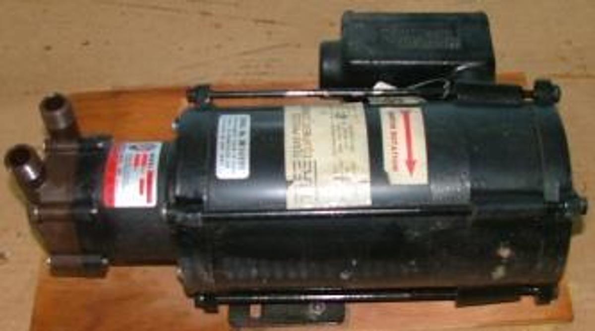 Used MARCH MFG. INC. PUMP MODEL: TE-MDX-MT-3 WITH MOTOR