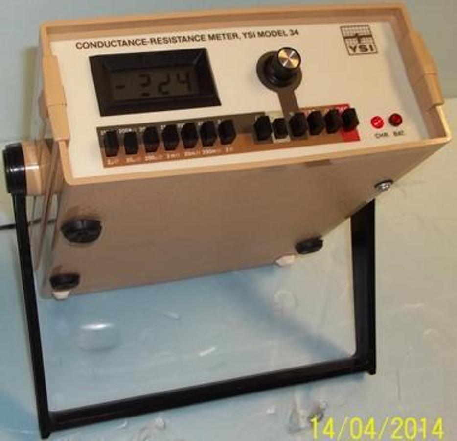Used YSI INCORPORATED (YELLOW SPRINGS INSTRUMENT CO.) CONDUCTANCE-RESISTANCE METER VSI MODEL 34