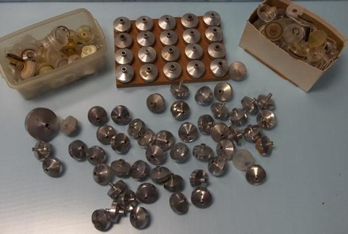 Used QTY. 1. LOT ATTACHMENT FOR A PUFF CIGARETTE PUFF TESTER.