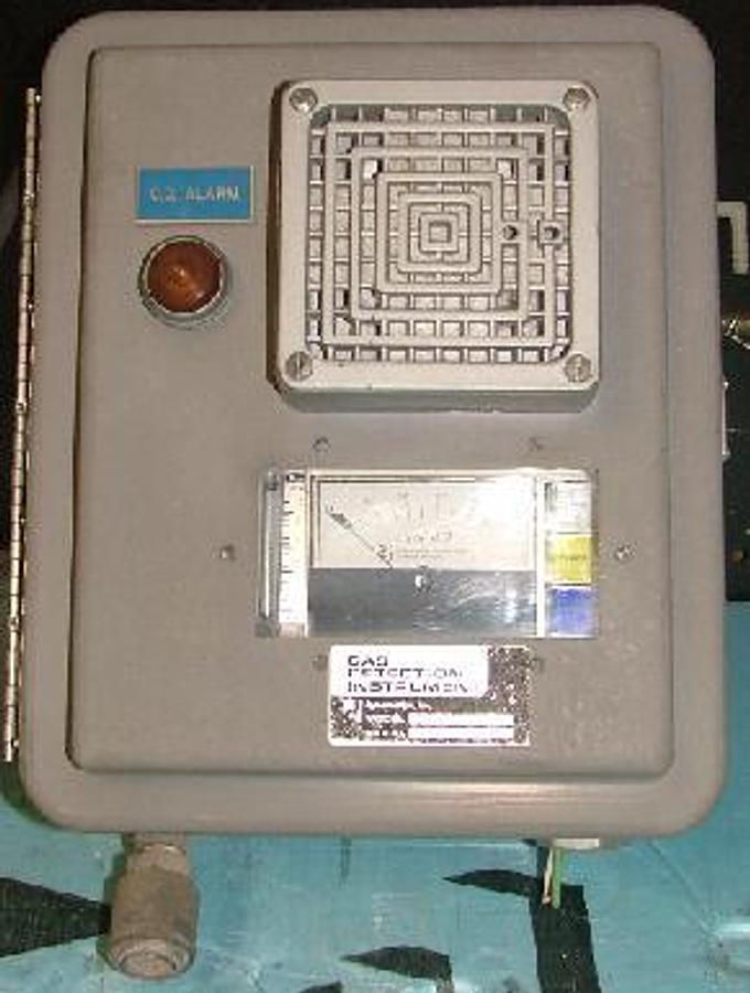 Used QTY. 1. GAS DETECTION INSTRUMENT CO. ALARM MODEL: 1514