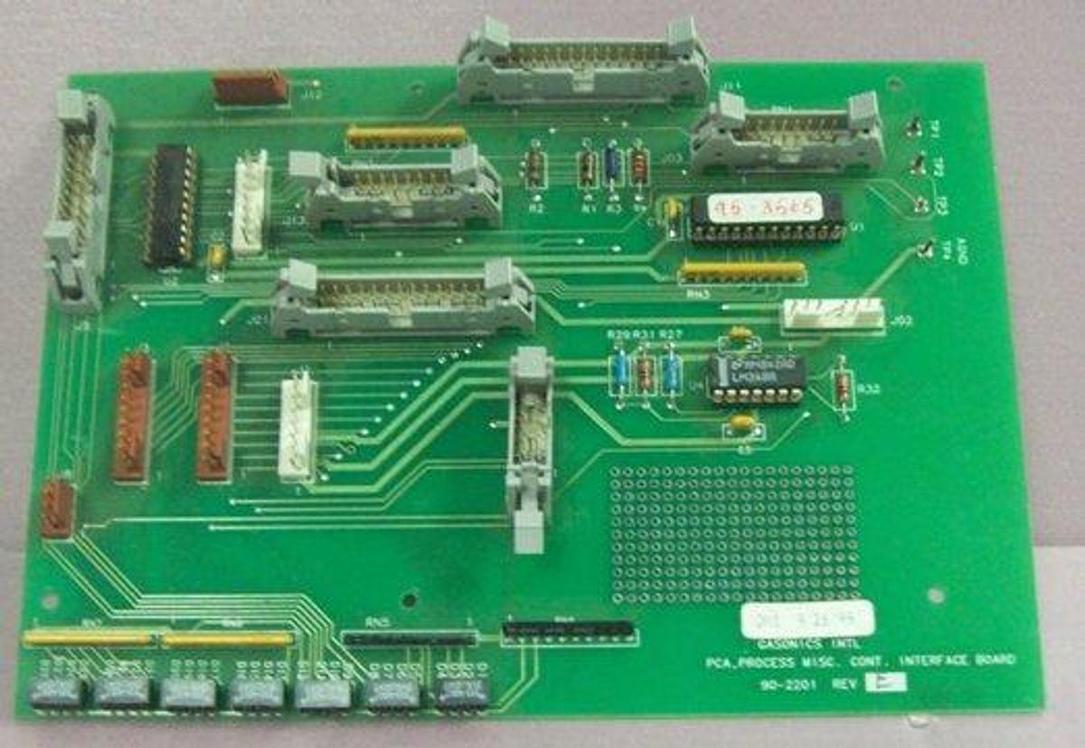 Used QTY. 1. GASONIC INTL. PGA PROCESS . CONT. INTERFACE BOARD