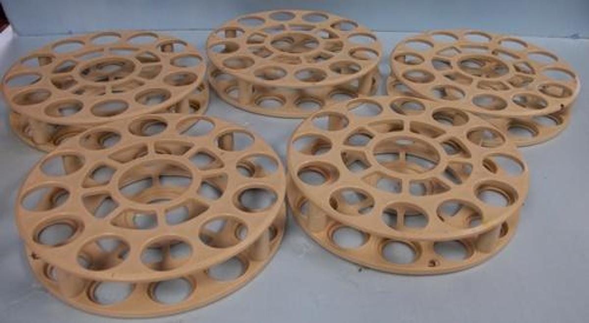 Used QTY. 5. CARROUSEL FOR MDS 2100 MICROWAVE.