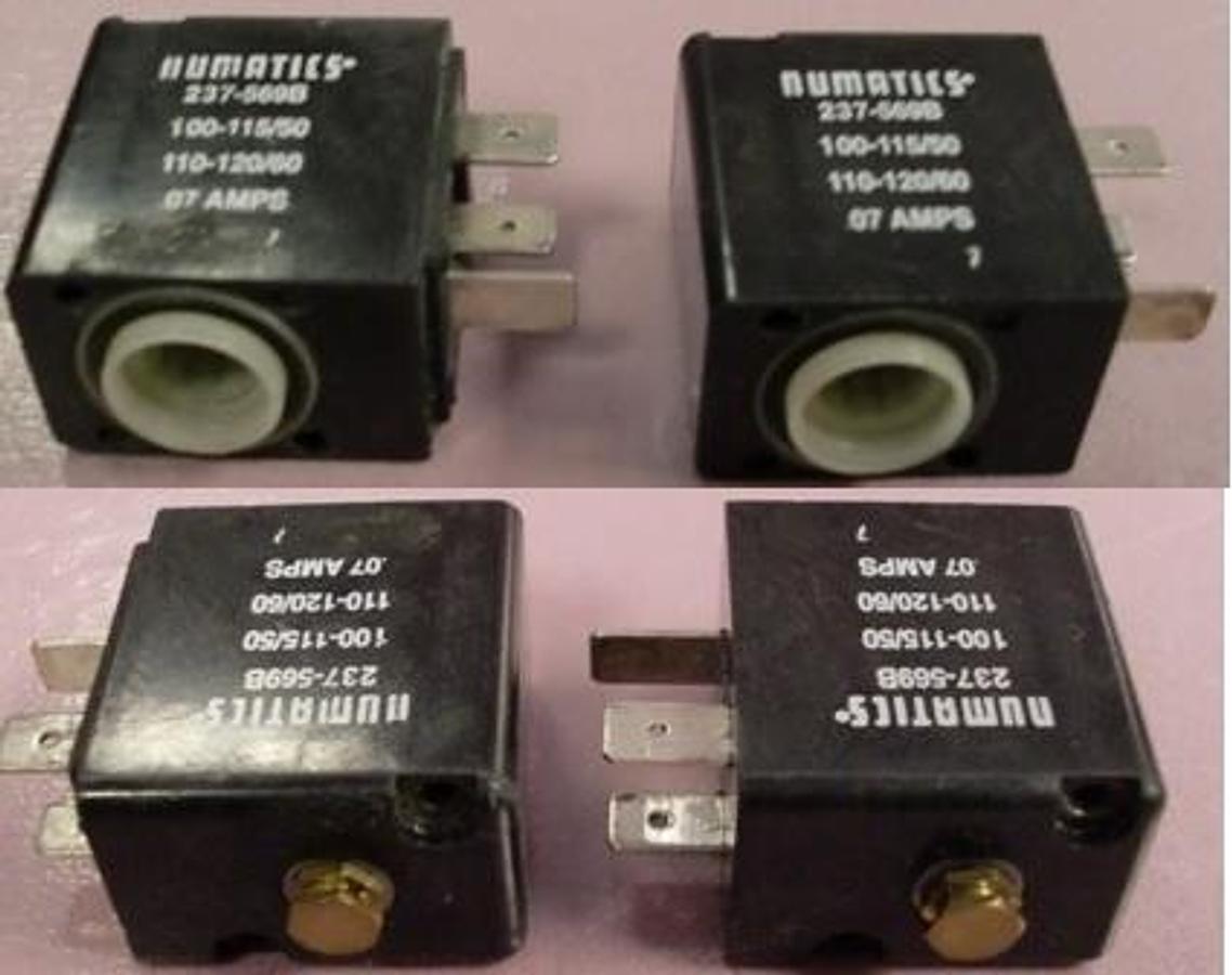 Used QTY. 2. NUMATICS SOLENOIDS