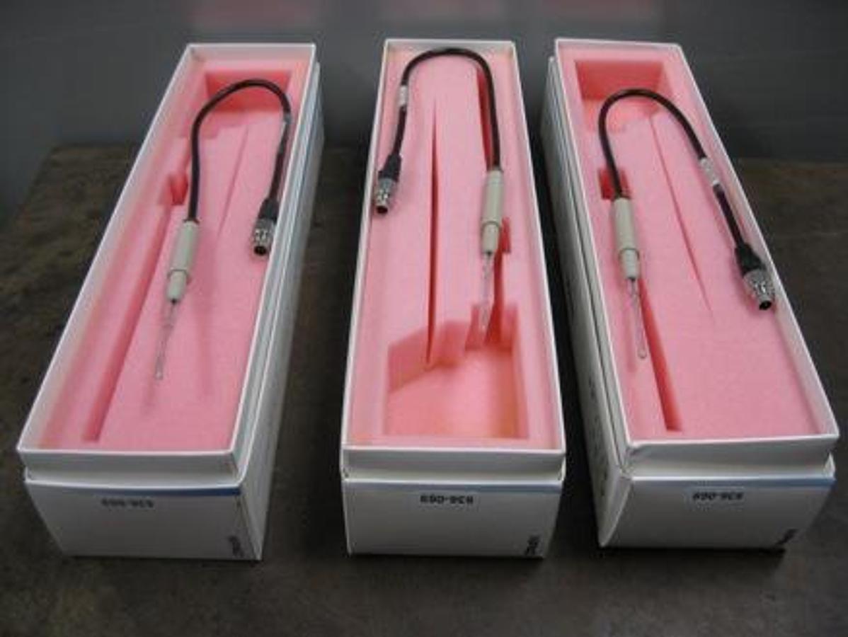 Used QTY. 3. HERZOG BY PAC PT 100 SAMPLE THERMOMETER FLASH POINT PROBE