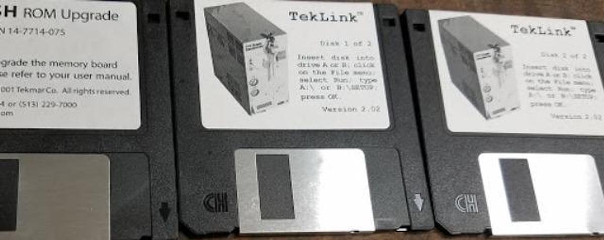 Used TEKMAR TEKLINK SOFTWARE