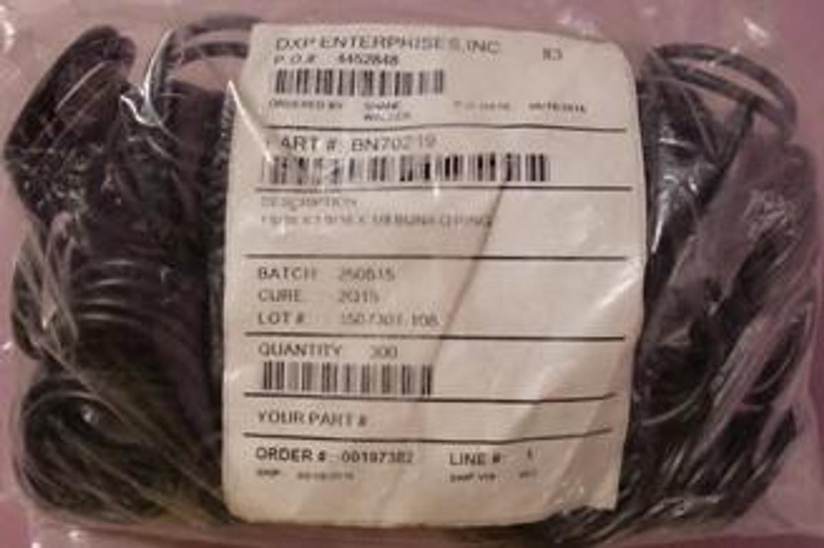 Used QTY. 240. KOEHLER INSTRUMENT O-RINGS FOR BOMBS 15/16 X 19 / 16 X 1/8 BUNA O-RINGS