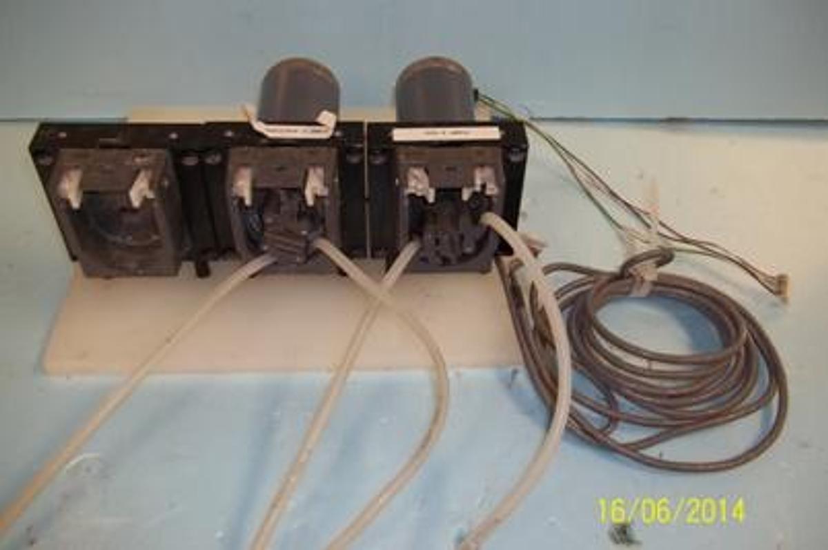 Used QTY. 2. 102R KEMETAL PUMP HEAD HARD SPRINGS