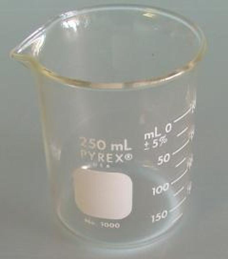 Used QTY. 1. PRYEX: NO 1000 BEAKER 250ML