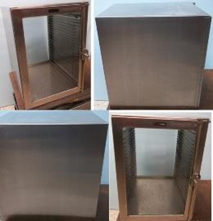 Used QTY. 1. FISHER SCIENTIFIC STAINLESS DESICCATOR