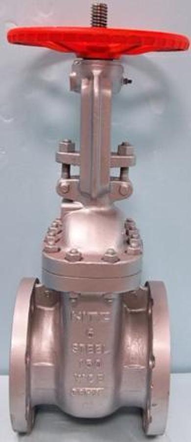 Used KITZ CHINA INDUSTRIAL FLUID GROUP 6" VALVE CODE: SCLS CLASS: 150 (PN20) SIZE: DN150 BODY: WCB STEM: CR13 DISC: CR13 SEAT: HF DATE: 2014-05